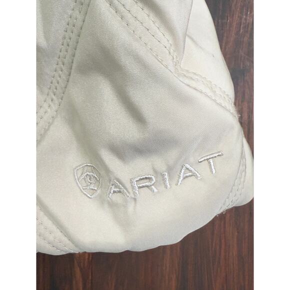 Ariat Quilt Style Insulated Puffer Vest Jacket Coat Cream White Womens 2XL XXL - Picture 3 of 11